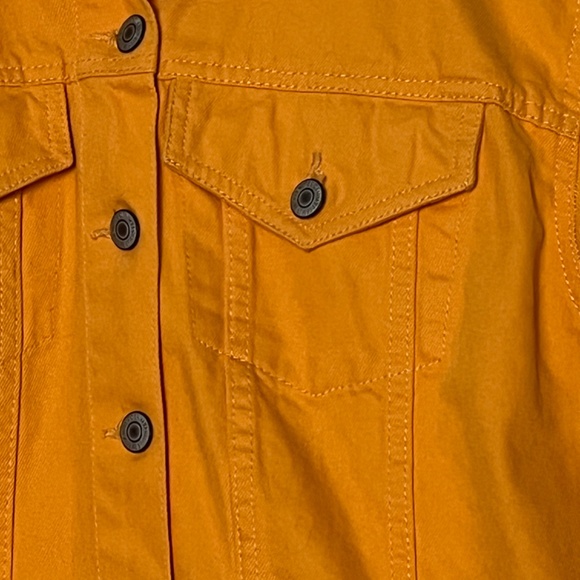Bluenotes Classic Fit Denim Jacket in Yellow, L - Picture 4 of 12